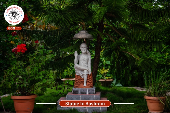 Statue In Aashram